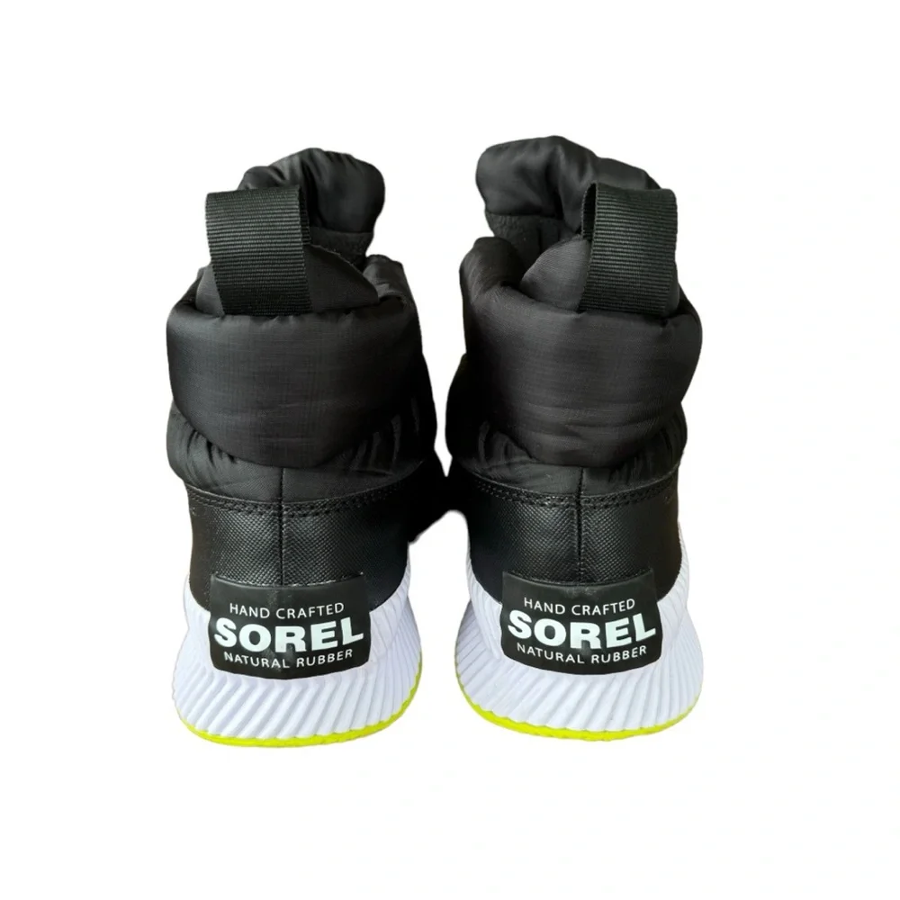 Sorel Out N About III Puffy Zip Women’s Waterproof Black Boots Size 8.5